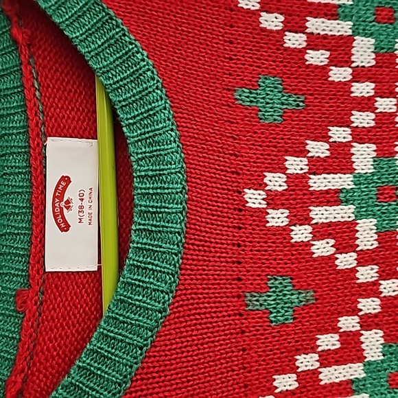 LIGHTS UP!!!Womens medium oversized Holiday cow light up sweater nwots - Picture 3 of 8